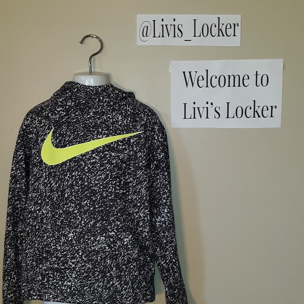 Nike Black/White/Neon Green Hoodie
